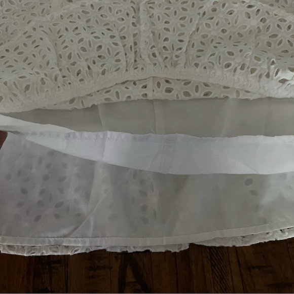 Pins And Needles Skirt Size 8 Urban Outfitters Floral Mini Skirt  Lace Lined - Picture 10 of 12